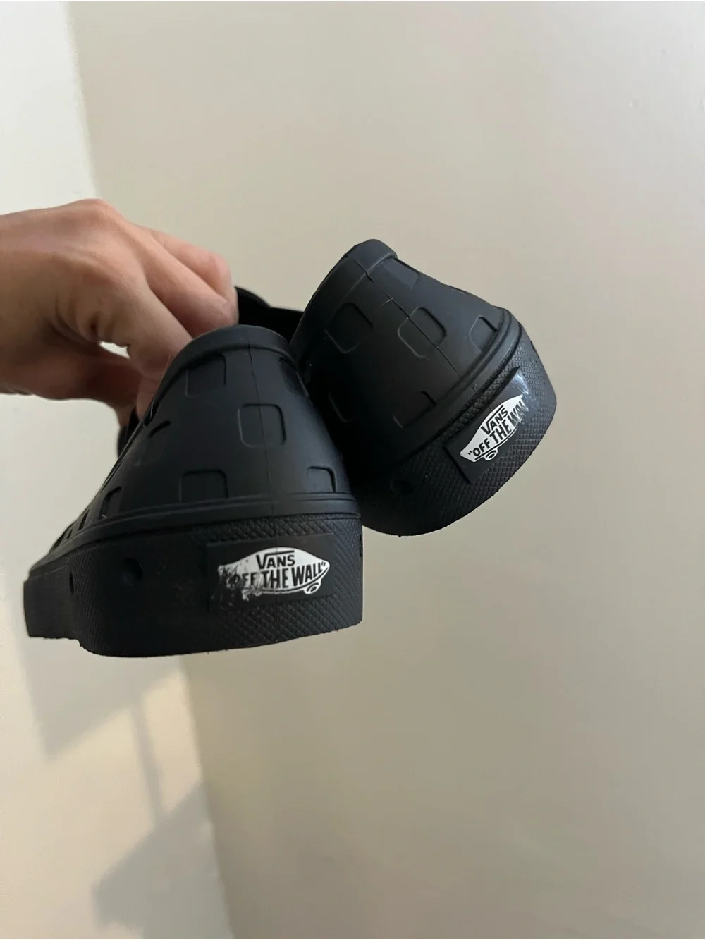 Vans TRK Womens Black Slip-On Water-Friendly Shoe 7